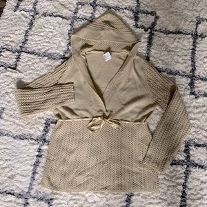 **Motherhood Maternity Empire Waist Camel Sweater**